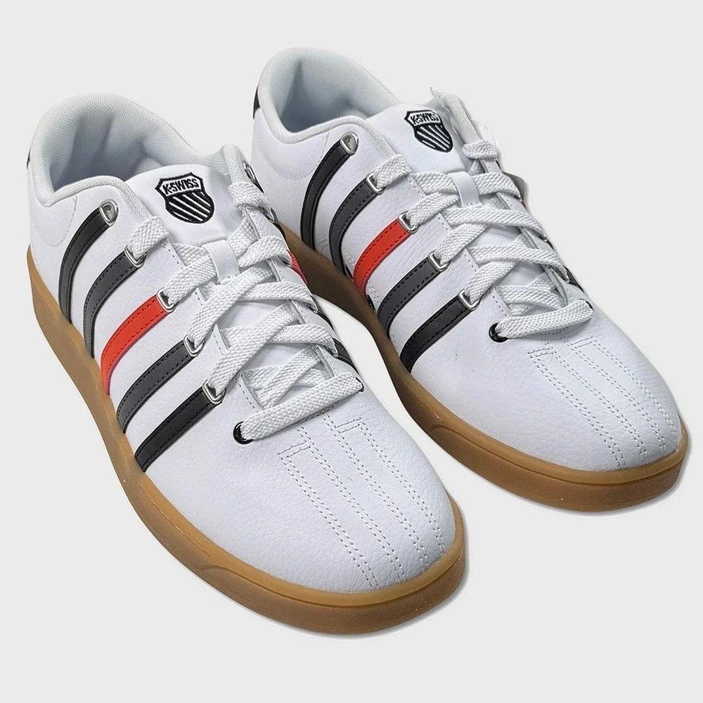 K-Swiss Court Pro II Shoes - NEW Mens Size 10.5 White / Multi - #49539-OF